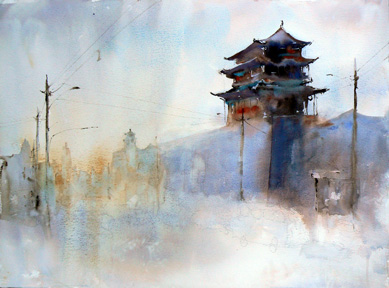 Jennifer Wu's Impressionist Watercolor